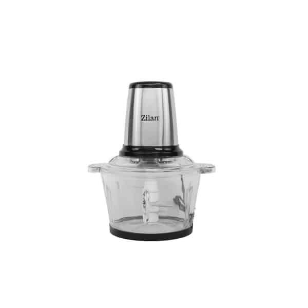 Tocator legume și fructe din inox, vas sticlă 2L, 2 viteze + Pulse, 400 W ZILAN / ZLN3898
