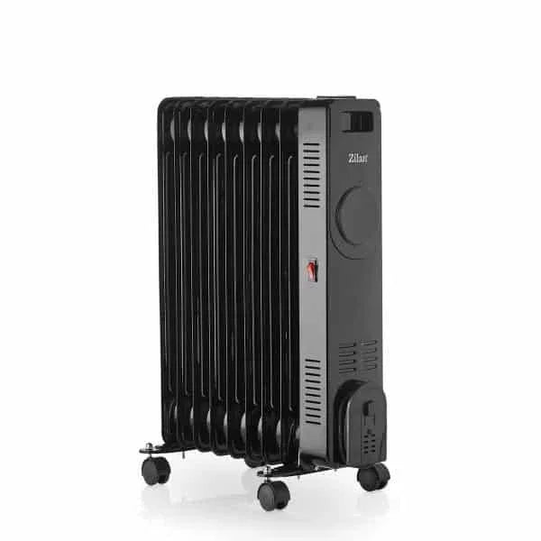 Calorifer electric cu 9 elementi, putere 2000W, termostat reglabil, indicator LED ZILAN / ZLN8416