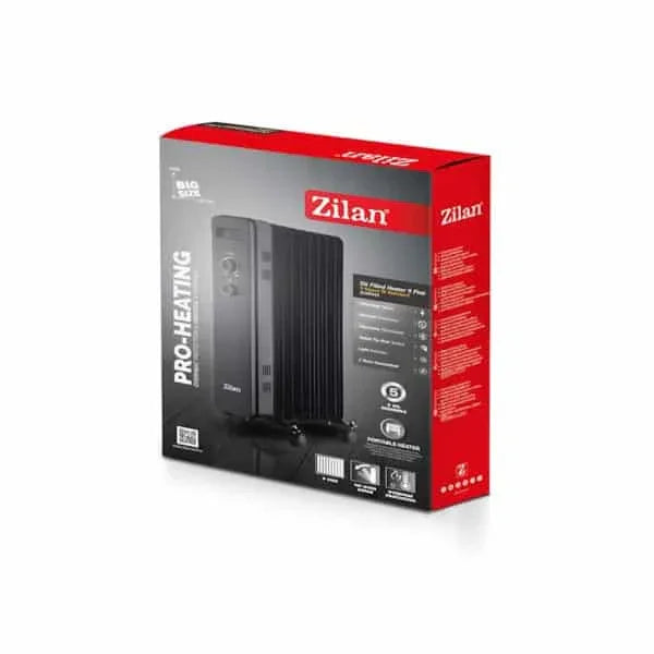 Calorifer electric cu 9 elementi, putere 2000W, termostat reglabil ZILAN / ZLN8443