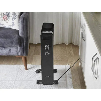 Calorifer electric cu 9 elementi, putere 2000W, termostat reglabil ZILAN / ZLN8443