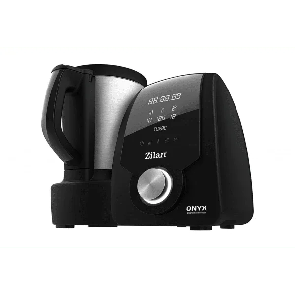 Robot de bucatarie multifunctional thermorobot, putere 1700W, capacitate 3.3L, 30 functii, aplicatie mobil, afisaj digital LED, ZILAN ONYX / ZLN9334