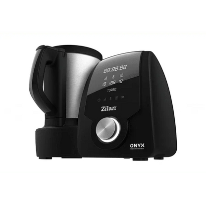Robot de bucatarie multifunctional thermorobot, putere 1700W, capacitate 3.3L, 30 functii, aplicatie mobil, afisaj digital LED, ZILAN ONYX / ZLN9334