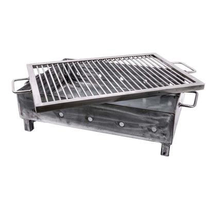 Gratar metalic pe carbuni cu sita din inox 50x35mm / ZTS 5485
