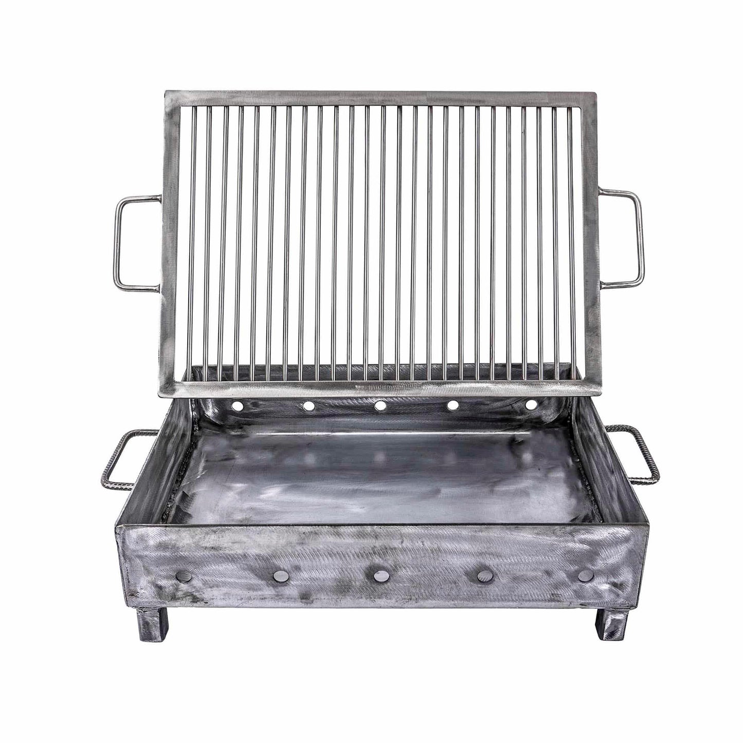 Gratar metalic pe carbuni cu sita din inox 50x35mm / ZTS 5485