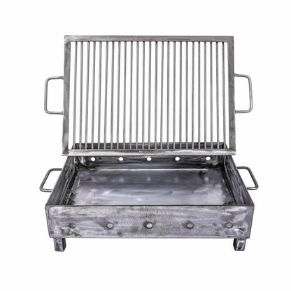 Gratar metalic pe carbuni cu sita din inox 50x35mm / ZTS 5485