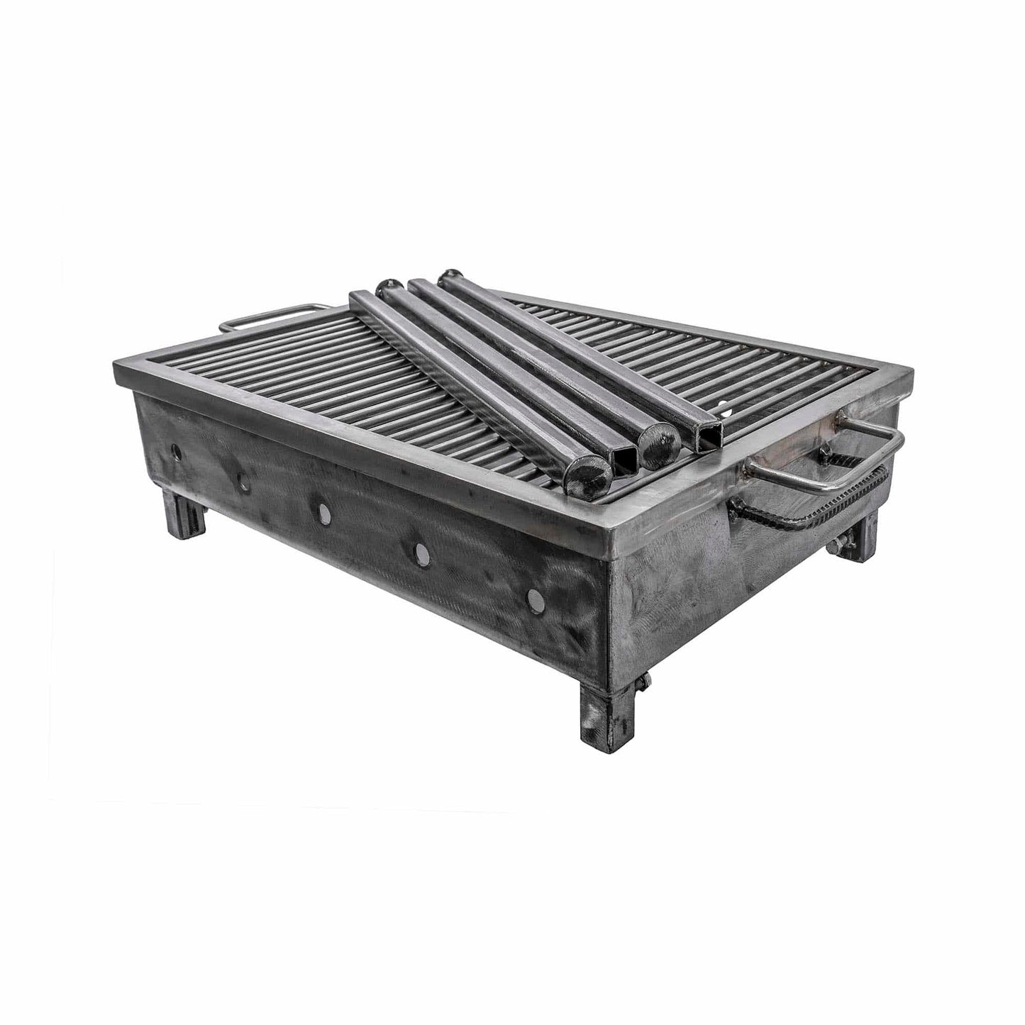 Gratar metalic pe carbuni cu sita din inox 50x35mm / ZTS 5485