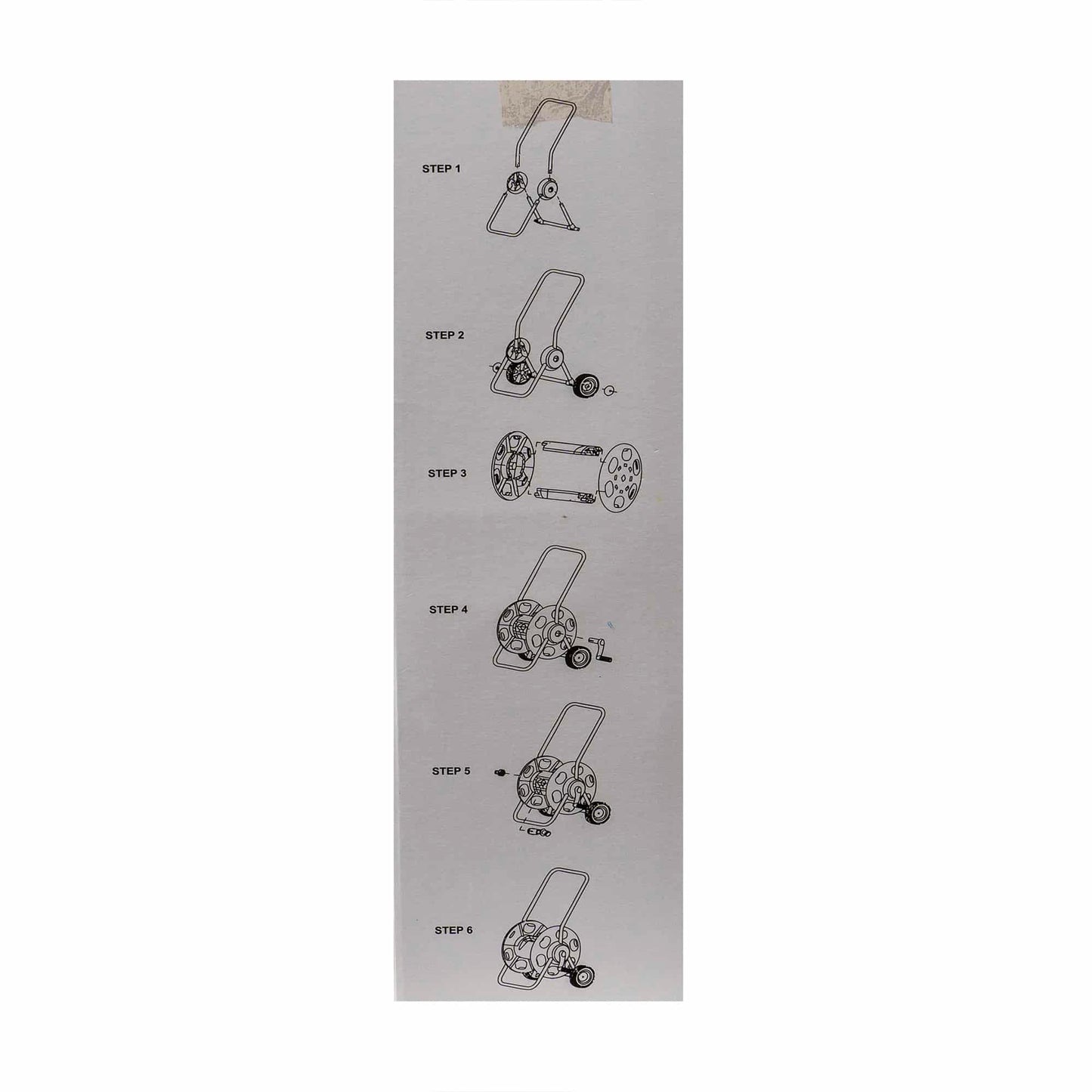 Carucior pentru furtun, 1/2" – 60 m; 5/8" – 45 m; 3/4" – 30 m / ZTS 5502