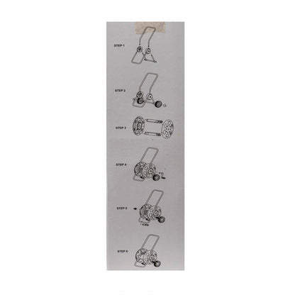 Carucior pentru furtun, 1/2" – 60 m; 5/8" – 45 m; 3/4" – 30 m / ZTS 5502