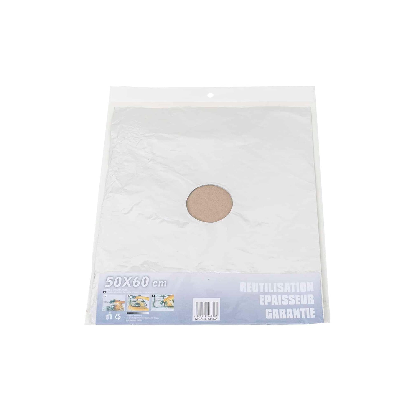 Folie aluminiu, pentru protectie aragaz, 50x60cm Z-TOOLS / ZTS 5651