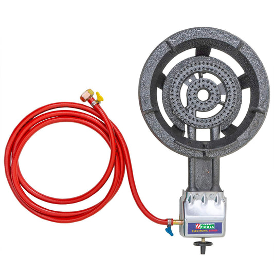 Pachet arzator tip pirostrie cu 2 arzatoare si aprindere automata (ZTS 5727), plus kit alimentare butelie (SET 30045) / ZTS 5727_1