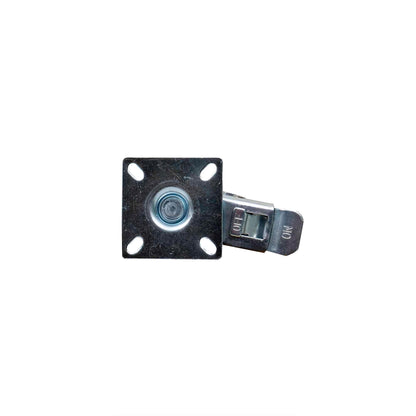 Roata pentru mobila, rola de cauciuc, pivotanta cu frana 3 inchi, albastru Z-TOOLS / ZTS 8124