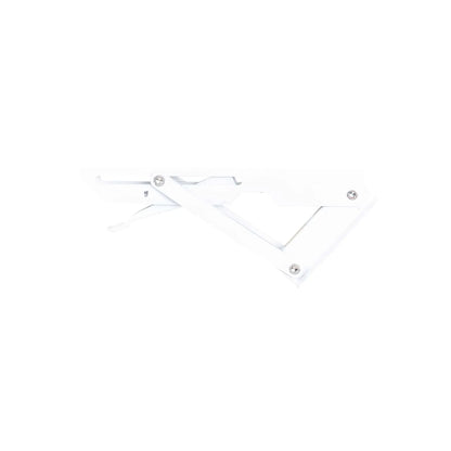 Set 2 suporti pliabili pentru raft, lungime 200mm alb, Z-TOOLS / ZTS 8131