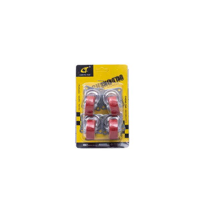 Set 4 roti pivotante, rola de cauciuc, 1.5 inchi, Z-TOOLS / ZTS 8138
