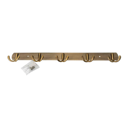 Cuier metalic cu 5 agatarori, lungime 44.5cm, auriu Z-TOOLS / ZTS 8142