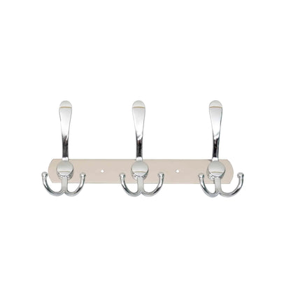 Cuier metalic cu 3 agatarori, lungime 24.5cm, inox Z-TOOLS / ZTS 8143
