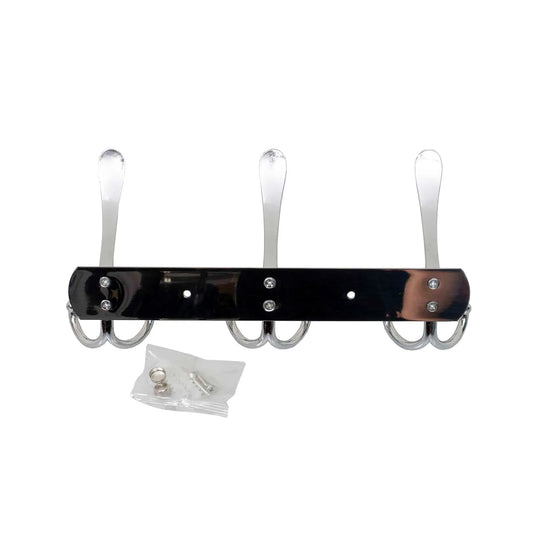 Cuier metalic cu 3 agatarori, lungime 24.5cm, inox Z-TOOLS / ZTS 8143