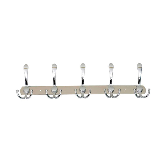 Cuier metalic cu 5 agatarori, lungime 44.5cm, inox Z-TOOLS / ZTS 8145