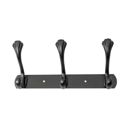 Cuier metalic cu 3 agatarori, lungime 24.5cm, negru Z-TOOLS / ZTS 8146