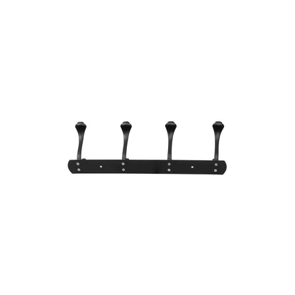 Cuier metalic cu 4 agatarori, lungime 34.5cm, negru Z-TOOLS / ZTS 8147