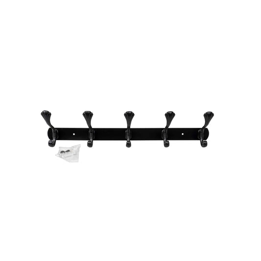 Cuier metalic cu 5 agatarori, lungime 44.5cm, negru Z-TOOLS / ZTS 8148