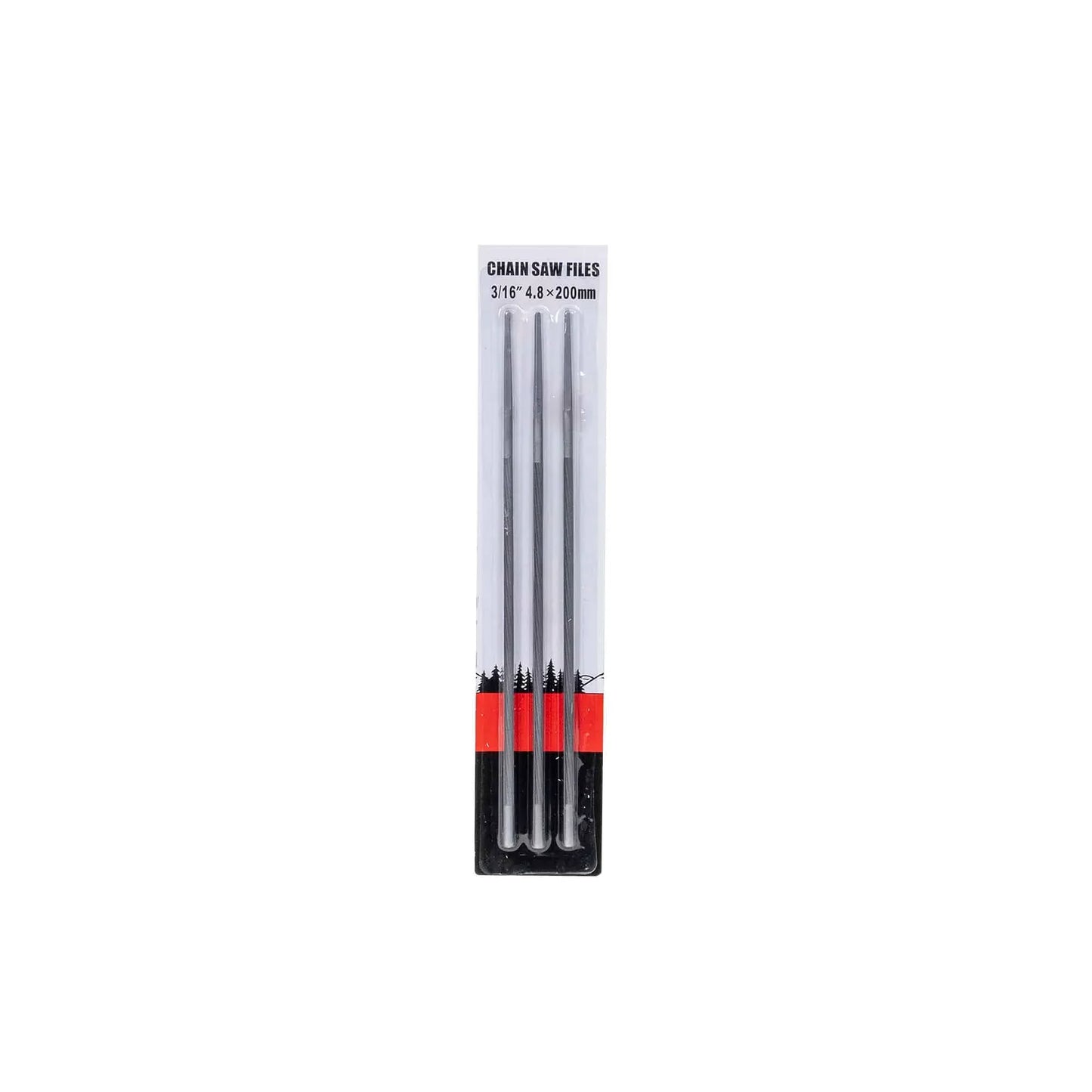 Set 3 pile pentru drujba, 3/16", 4.8x200mm, Z-TOOLS / ZTS 8154