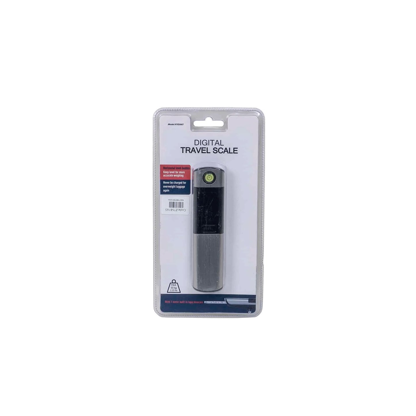 Cantar digital pentru bagaje, maxim 50kg plus ruleta cromat, Z-TOOLS / ZTS 8165