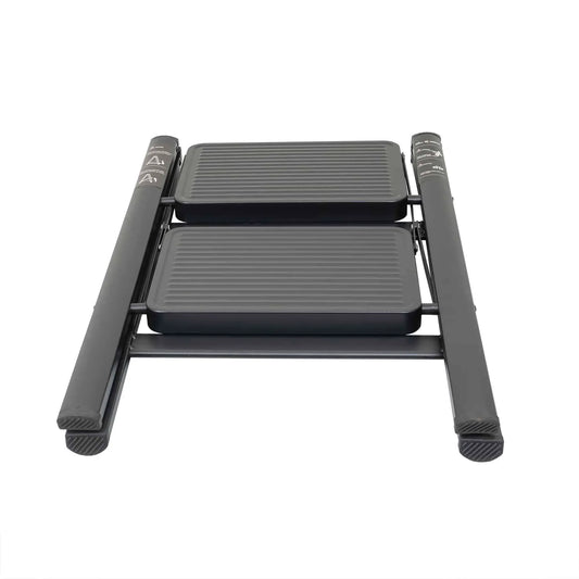 Scara pliabila din metal, cu 2 trepte, maxim 150kg / ZTS 8185