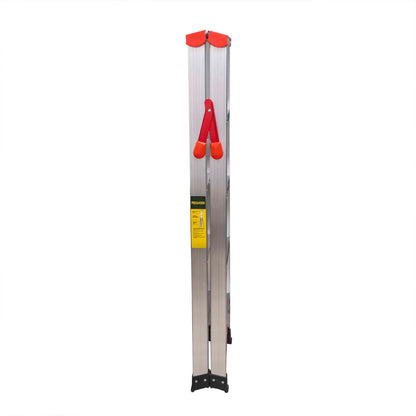 Scara dubla din aluminiu, 2x5 trepte, pliabila, maxim 150kg / ZTS 8189