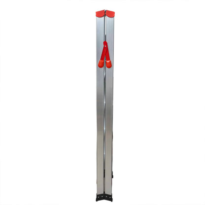 Scara dubla din aluminiu, 2x6 trepte, pliabila, maxim 150kg / ZTS 8190