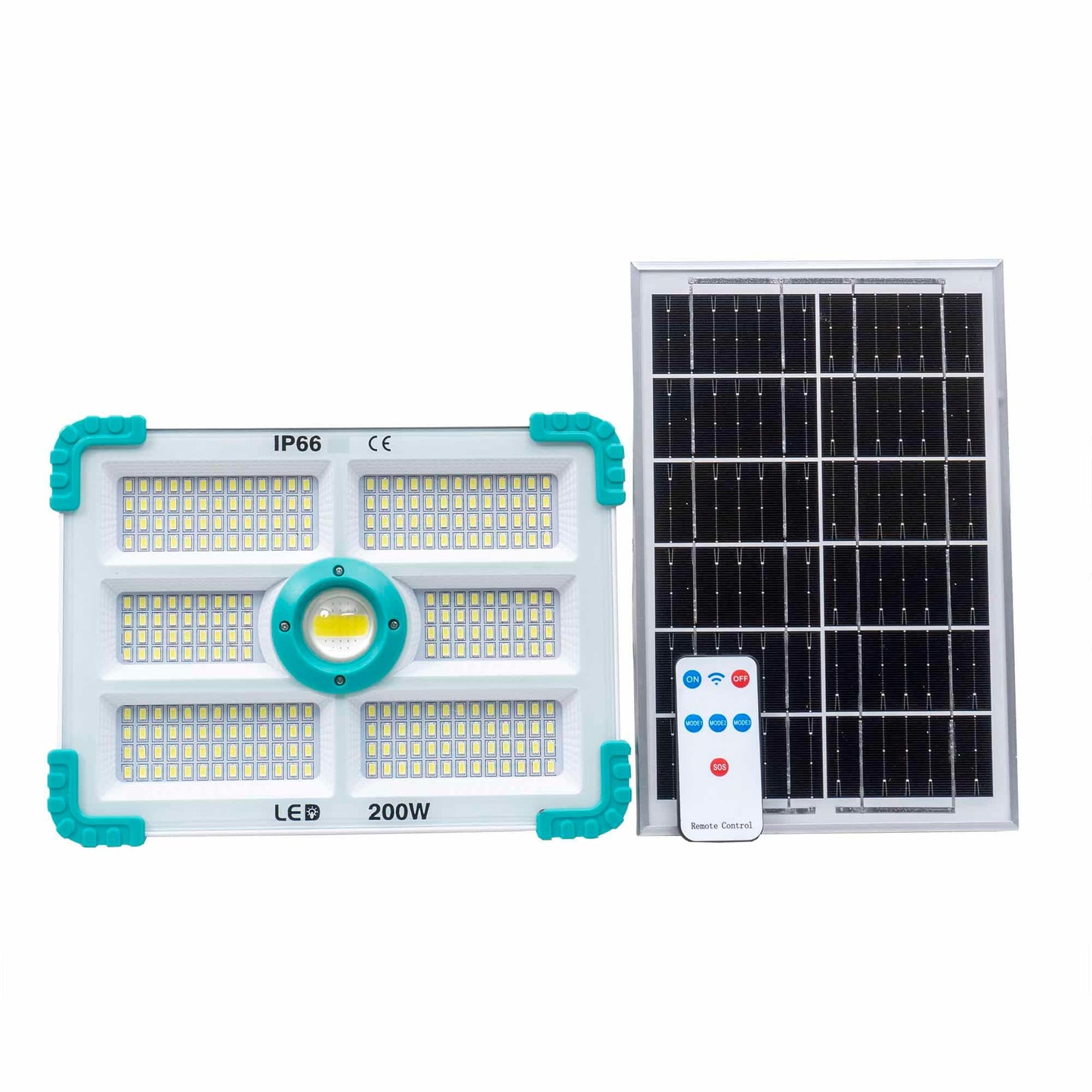 Proiector led cu incarcare solara, 200W, 280 leduri / ZTS 8211