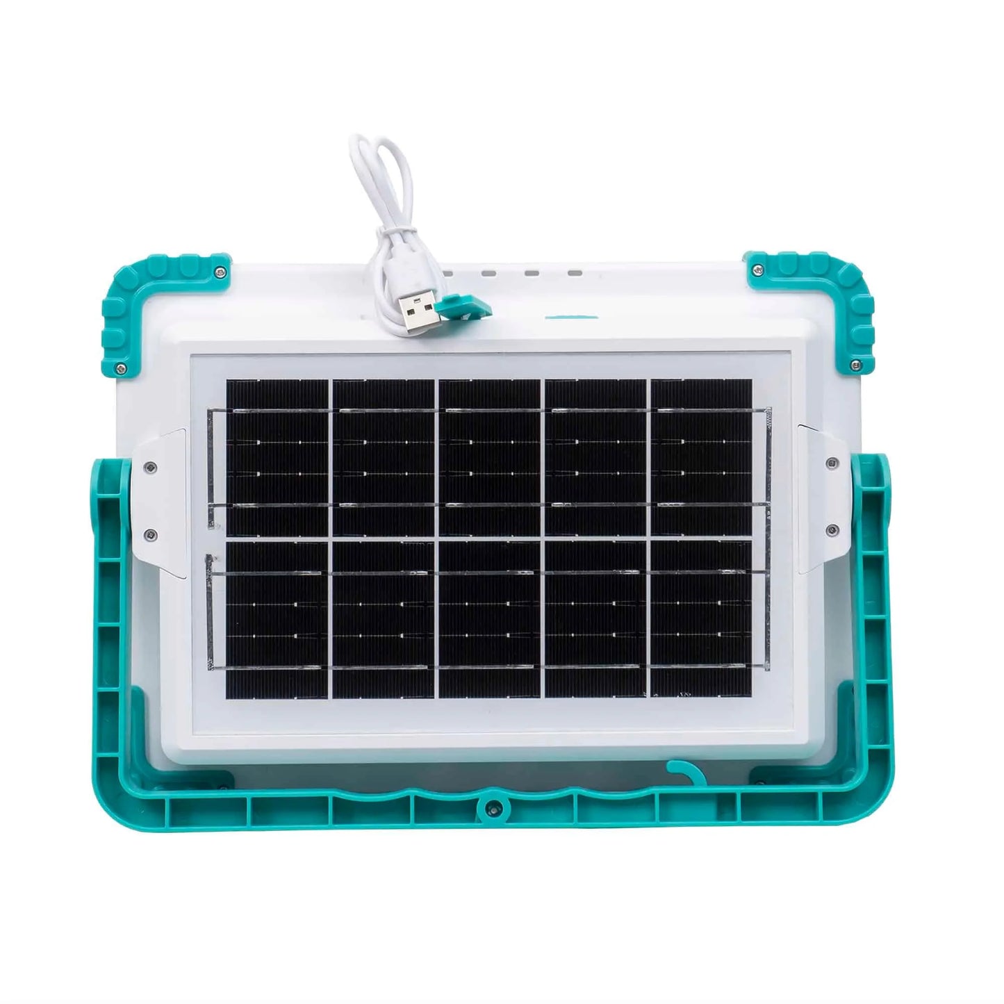 Proiector led cu incarcare solara si USB, 200W, 280 leduri, panou incorporabil / ZTS 8212
