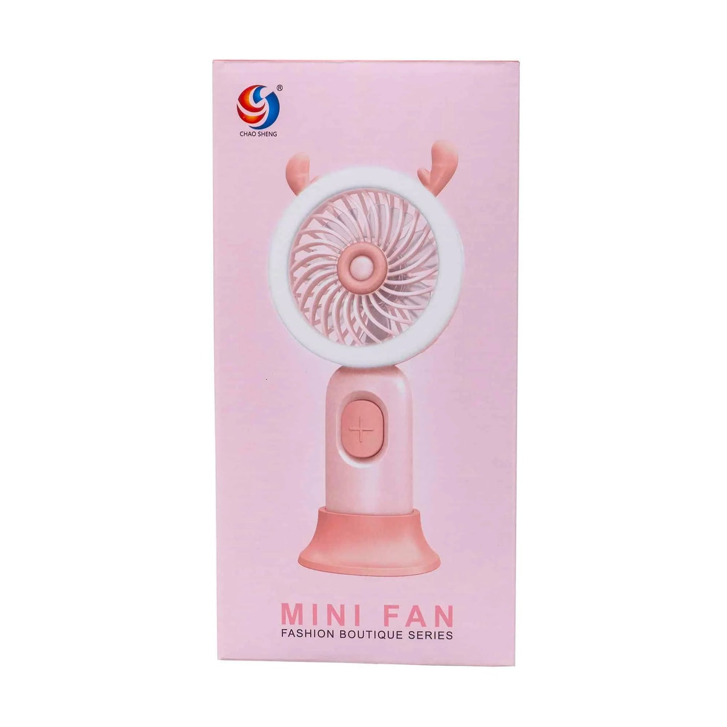 Ventilator de mana, alimentare USB, 3.7w, 3 viteze si suport, verde / ZTS 8241
