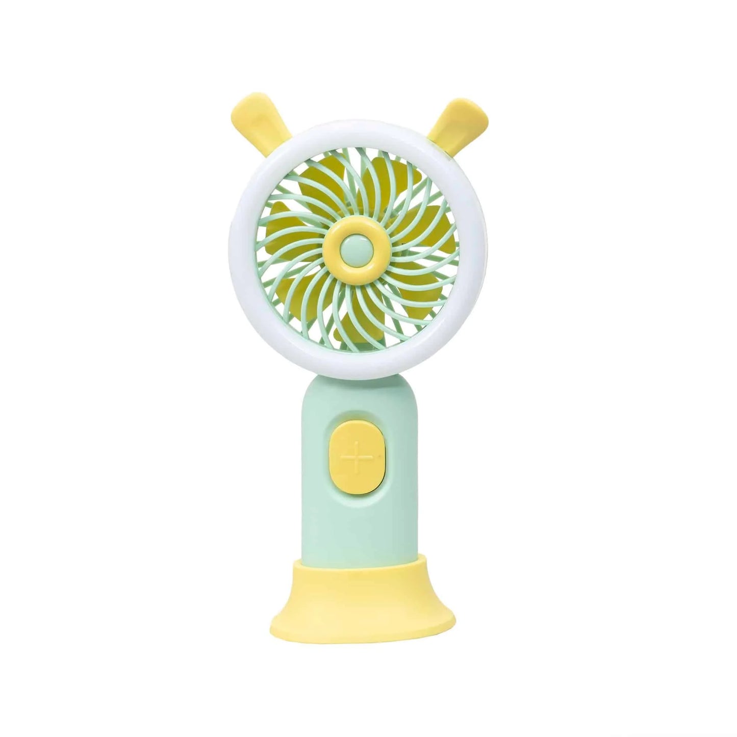 Ventilator de mana, alimentare USB, 3.7w, 3 viteze si suport, verde / ZTS 8241
