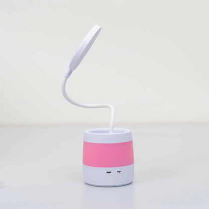 Lampa de birou pentru copii, 4 tipuri de lumina, model lumina floare, roz / ZTS 8246