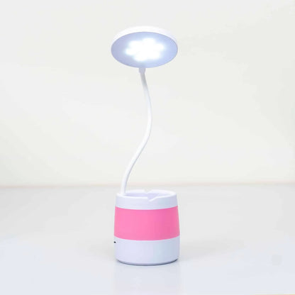 Lampa de birou pentru copii, 4 tipuri de lumina, model lumina floare, roz / ZTS 8246