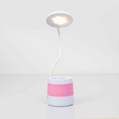 Lampa de birou pentru copii, 4 tipuri de lumina, model lumina floare, roz / ZTS 8246
