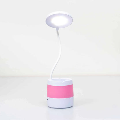 Lampa de birou pentru copii, 4 tipuri de lumina, model lumina floare, roz / ZTS 8246
