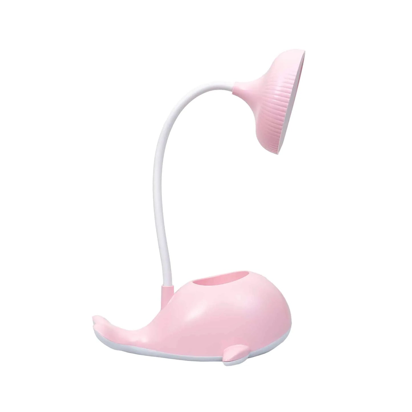 Lampa de birou pentru copii, 3 tipuri de lumina, putere 3W, model delfin roz / ZTS 8247