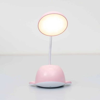 Lampa de birou pentru copii, 3 tipuri de lumina, putere 3W, model delfin roz / ZTS 8247