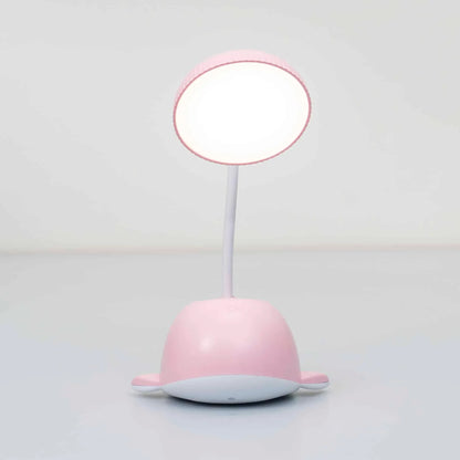Lampa de birou pentru copii, 3 tipuri de lumina, putere 3W, model delfin roz / ZTS 8247