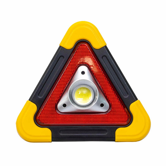 Triunghi reflectorizant 5 moduri de avertizare, incarcare solara/ USB / ZTS 8248