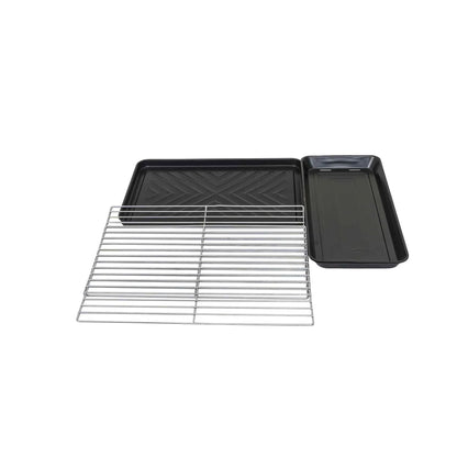 Gratar metalic, cilindric, cu 2 grile de gatit, negru / ZTS 8331
