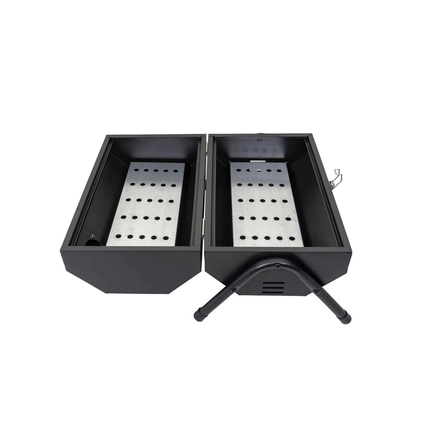Gratar metalic, hexagonal, cu 2 grile de gatit, negru Z-TOOLS / ZTS 8332
