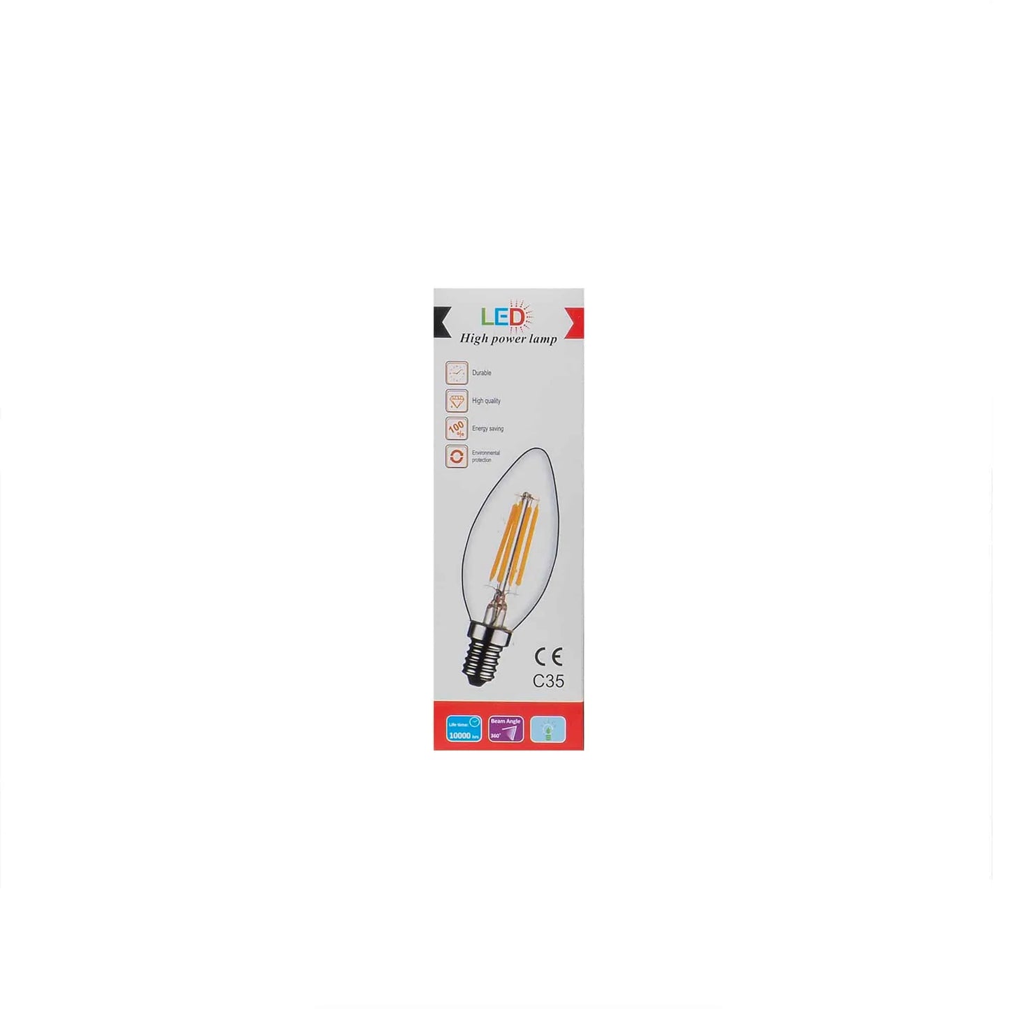 Bec cu LED, E27, putere 4W, model C35, 220V, Z-TOOLS / ZTS 8404