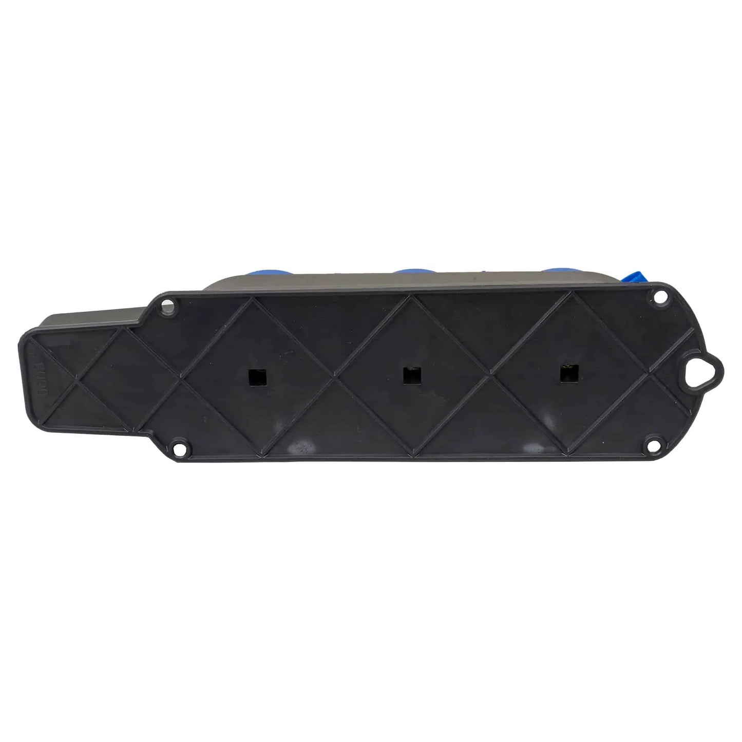 Prelungitor cauciucat pentru exterior, Z-TOOLS cu 3 lacasuri, 16A, IP44, fara cablu / ZTS 8417