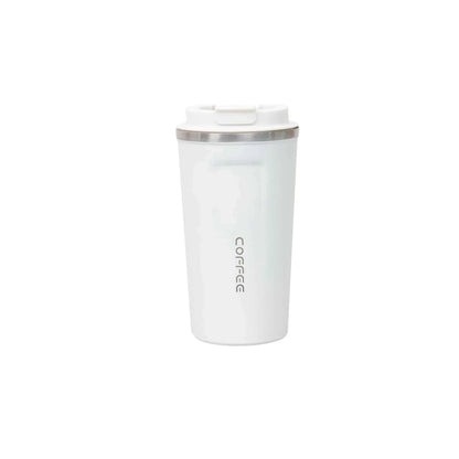 Termos interior inox, capacitate 380ml, indicator temperatura, inchidere ermetica, alb / ZTS 8438