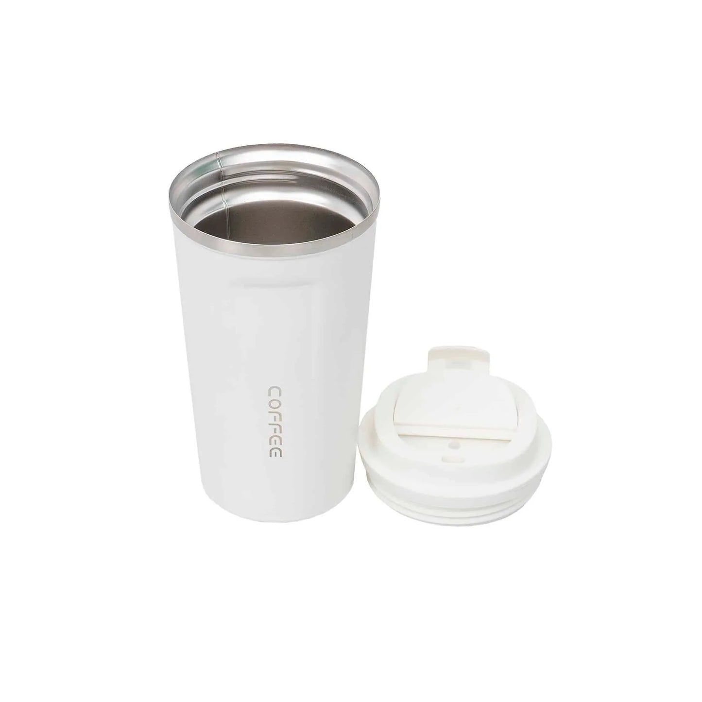 Termos interior inox, capacitate 380ml, indicator temperatura, inchidere ermetica, alb / ZTS 8438
