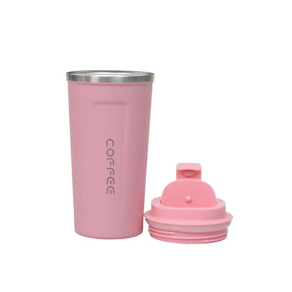Termos interior inox, capacitate 500ml, inchidere ermetica, roz / ZTS 8441