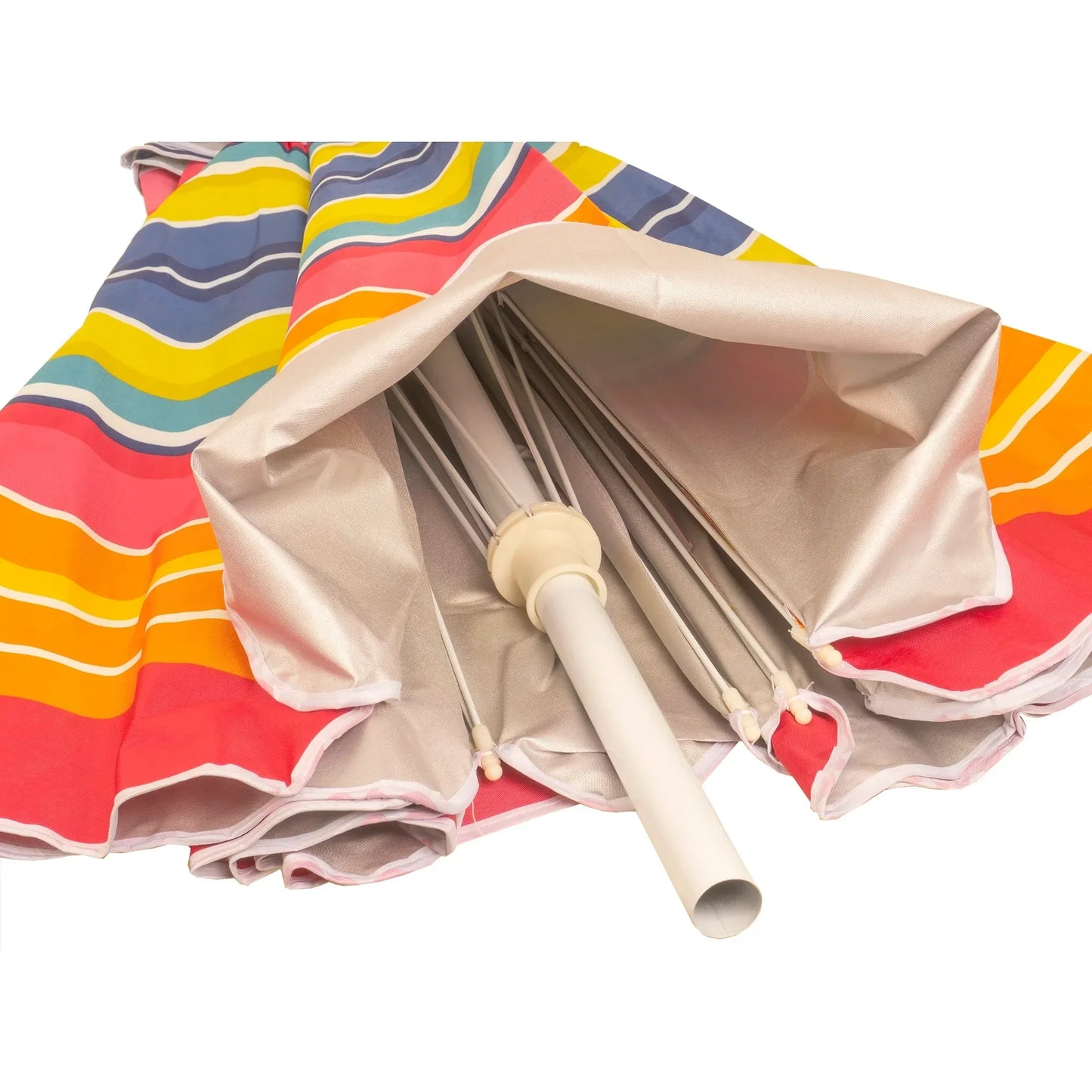 Umbrela pentru protectie solara, structura metalica, cu inclinare si cosulet, diametru 2m Z-TOOLS / ZTS 8486