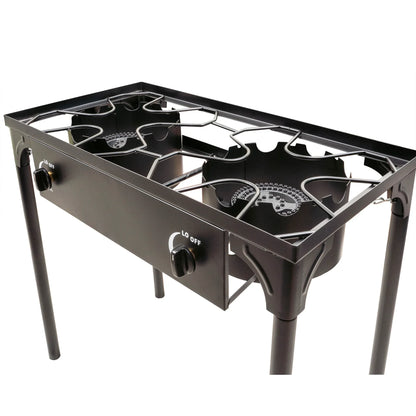 Pirostrie cu suport tip masa, 2 arzatoare x 3 focuri, inaltime 74cm Z-TOOLS / ZTS 8496